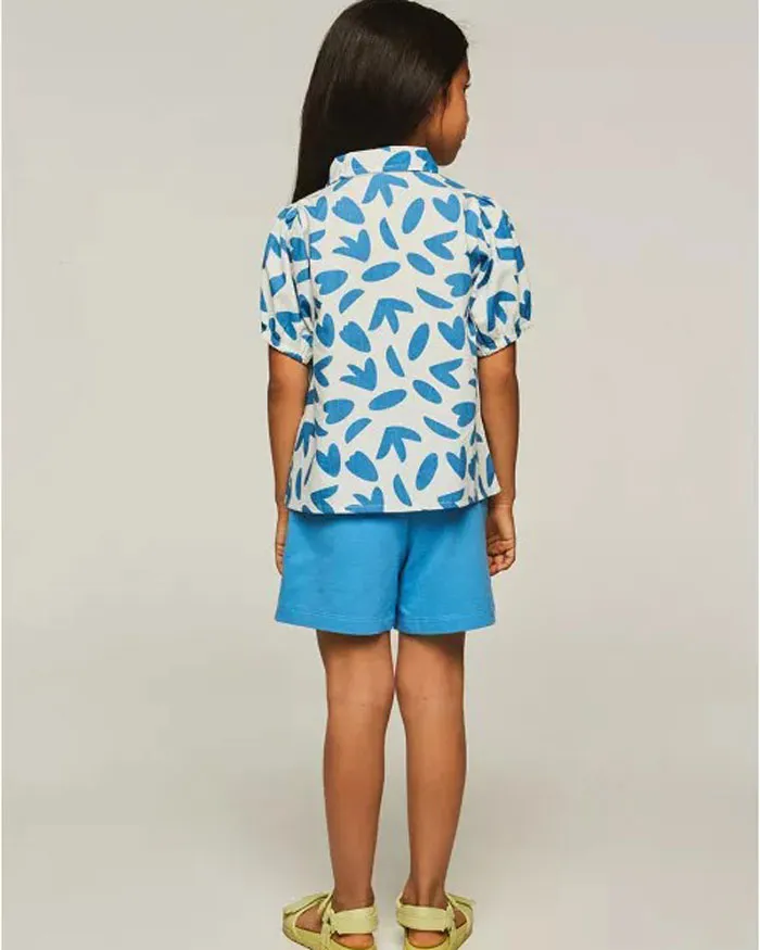 COMPANIA FANTASTICA - Sleeve girl's blouse 40003 Floral