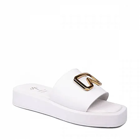 MARIELLA FABIANI - Γυναικείες Παντόφλες  2220/1122 White