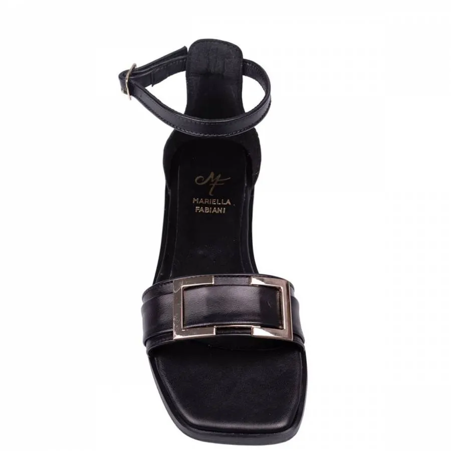 MARIELLA FABIANI - Γυναικεία Δερμάτινα Σανδάλια 2244/K Black