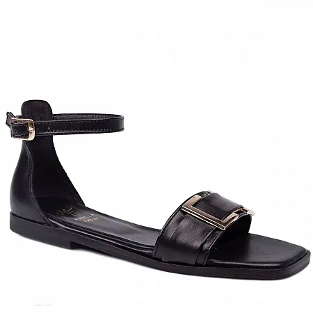 MARIELLA FABIANI - Γυναικεία Δερμάτινα Σανδάλια 2244/K Black