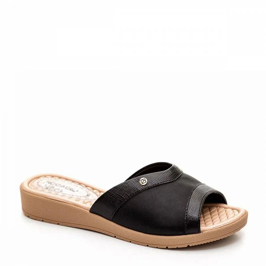 PICCADILLY - Γυναικεία Ανατομική Παντόφλα 561033 Μαύρο