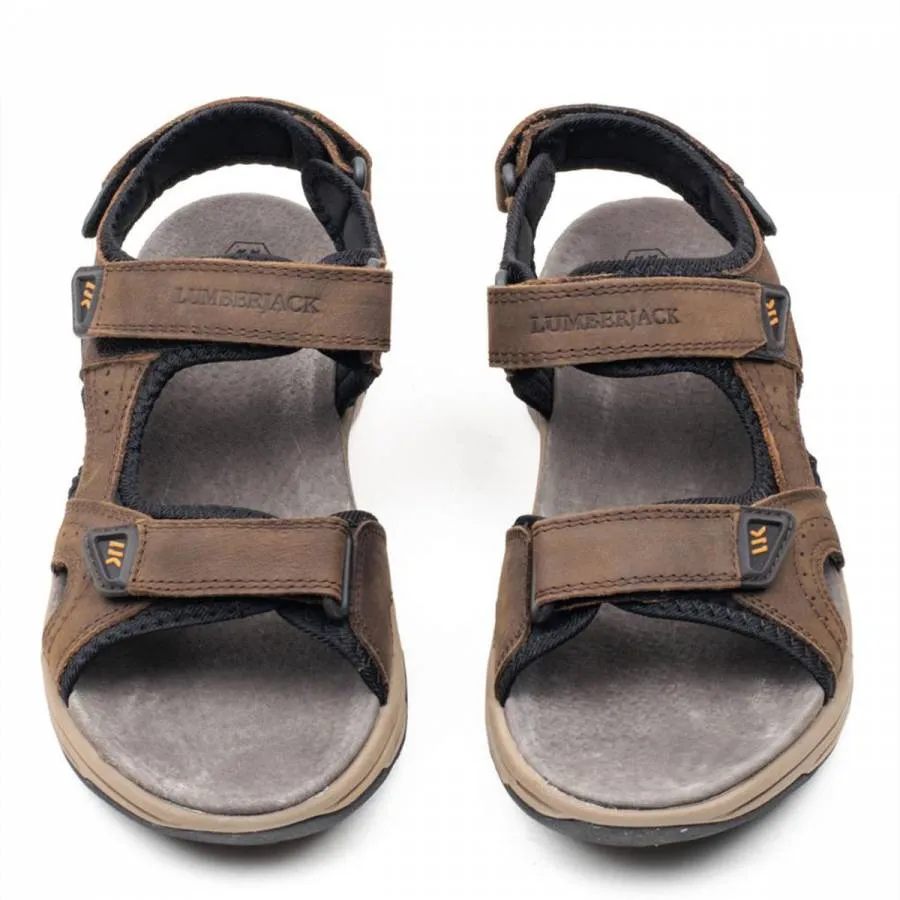 LUMBERJACK - Ανδρικά Σανδάλια Bogart SMB5006-001 O19-CE001 Brown