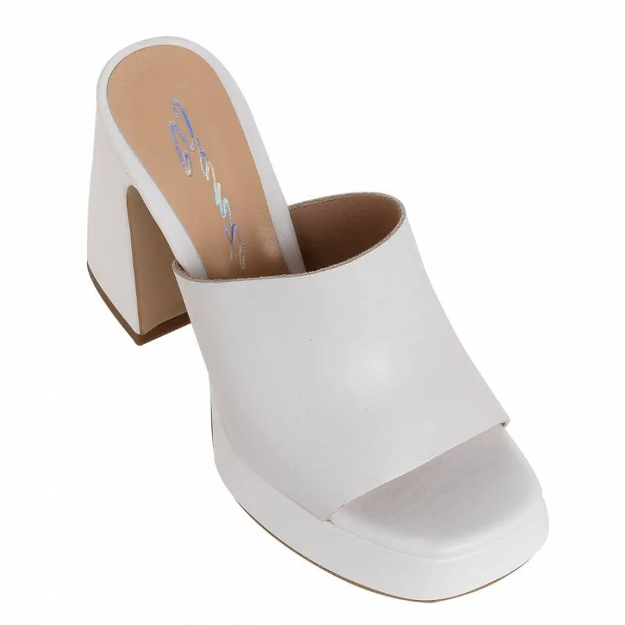 SANTE - Γυναικεία Mule 23-261-09 Λευκό