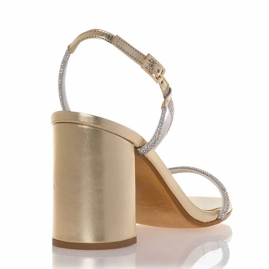 SANTE - Γυναικεία Πέδιλα 23-224-20 Χρυσό