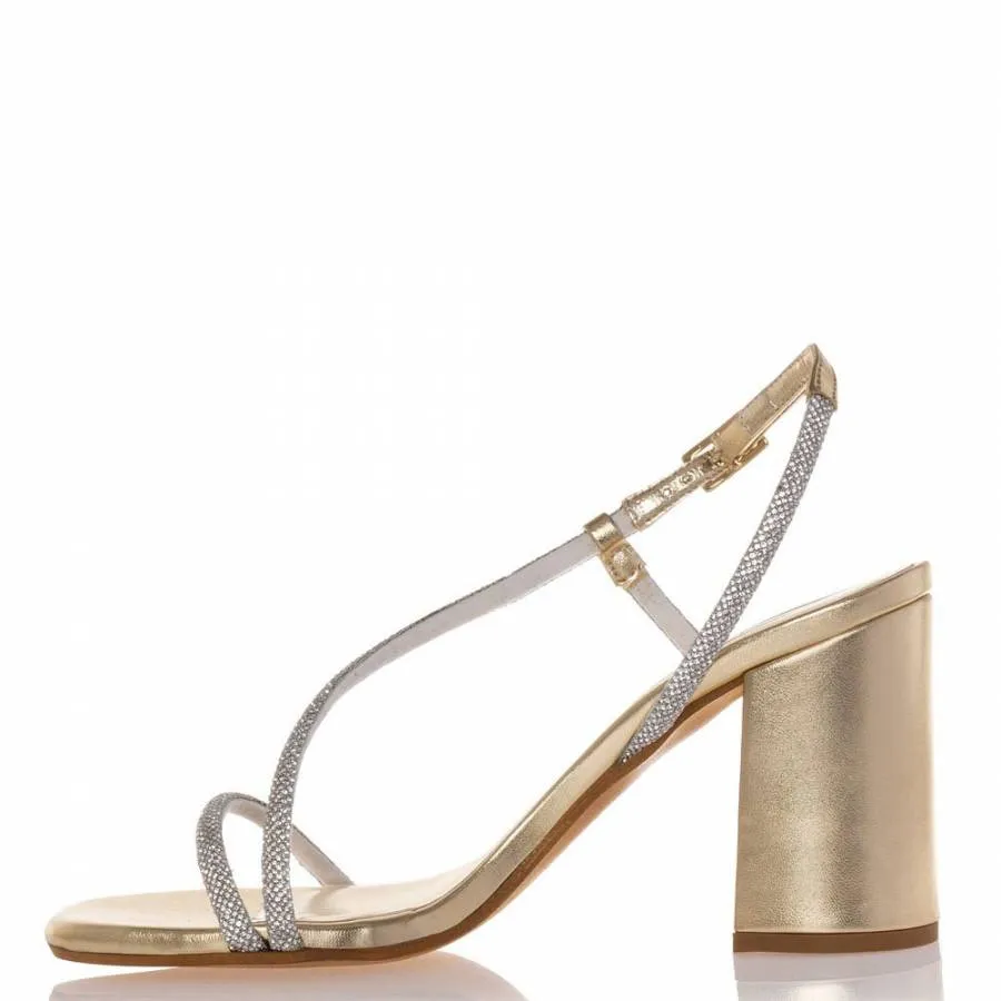 SANTE - Γυναικεία Πέδιλα 23-224-20 Χρυσό