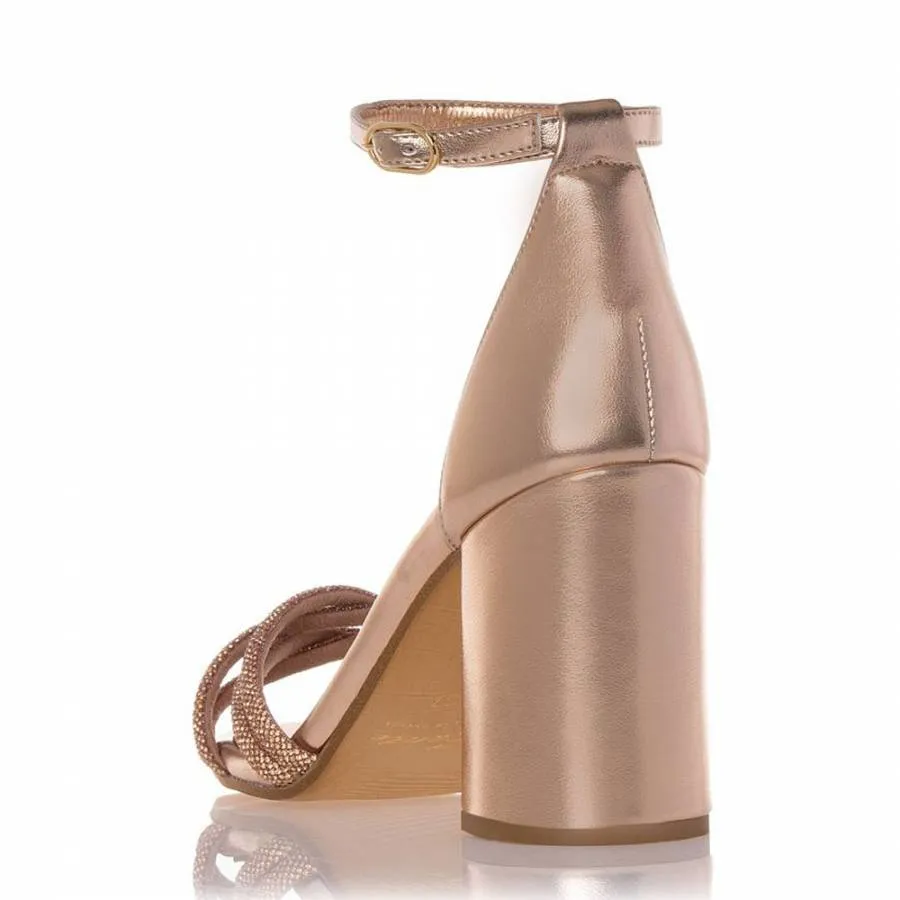 SANTE - Γυναικείο Πέδιλο 23-225-07 Ροζ Χρυσό