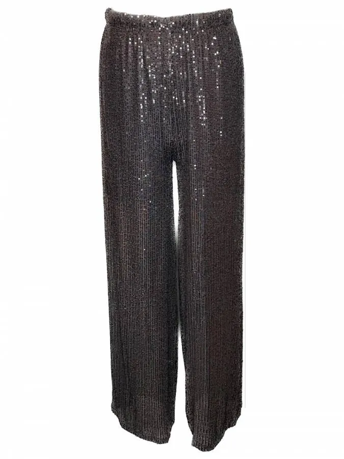 DOLCE DOMENICA - Γυναικείο Παντελόνι W23-23342 Brown