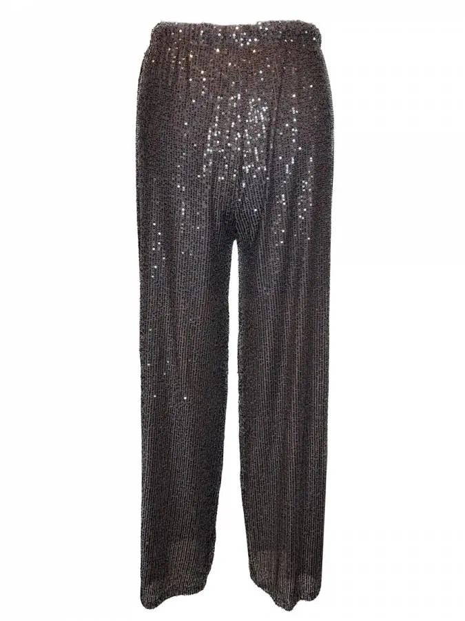 DOLCE DOMENICA - Γυναικείο Παντελόνι W23-23342 Brown