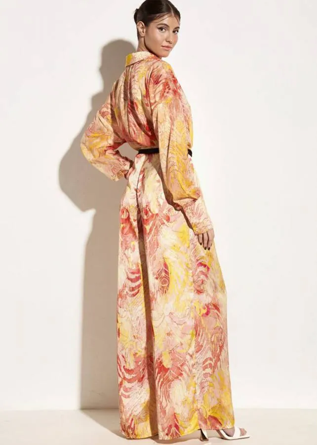 IRAIDA ETHEREAL - Γυναικείο Παντελόνι Solis Satin Pants Print