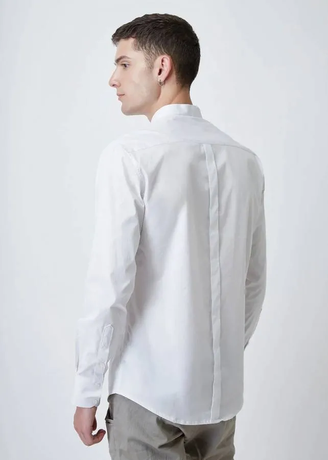 STEFAN - Ανδρικό Πουκάμισο Signature Mao Shirt 9032 Λευκό