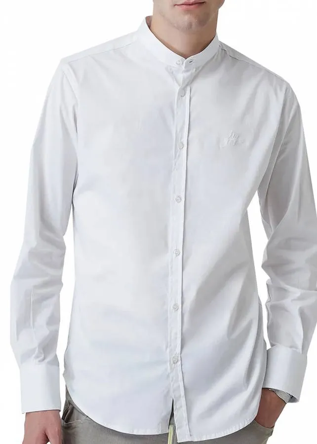 STEFAN - Ανδρικό Πουκάμισο Signature Mao Shirt 9032 Λευκό