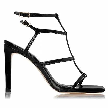 SANTE - Πέδιλο με τακούνι 10εκ SKU-24-259-01 μαύρο