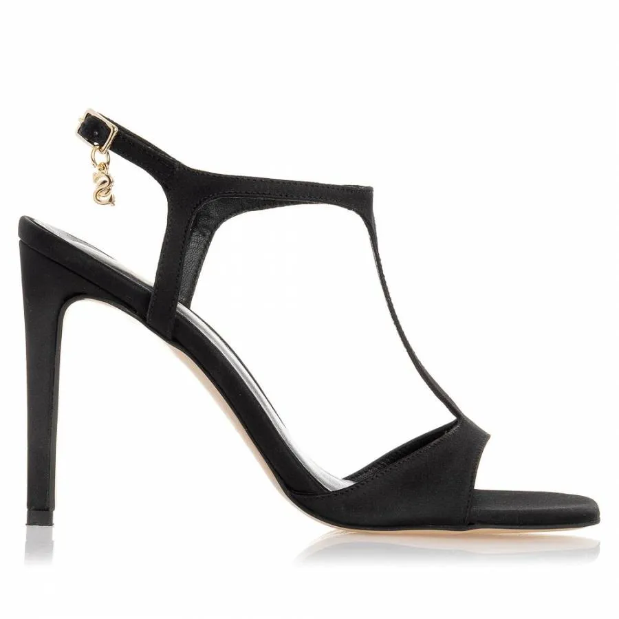 SANTE - Πέδιλο με τακούνι 10εκ SKU-24-256-01 μαύρο