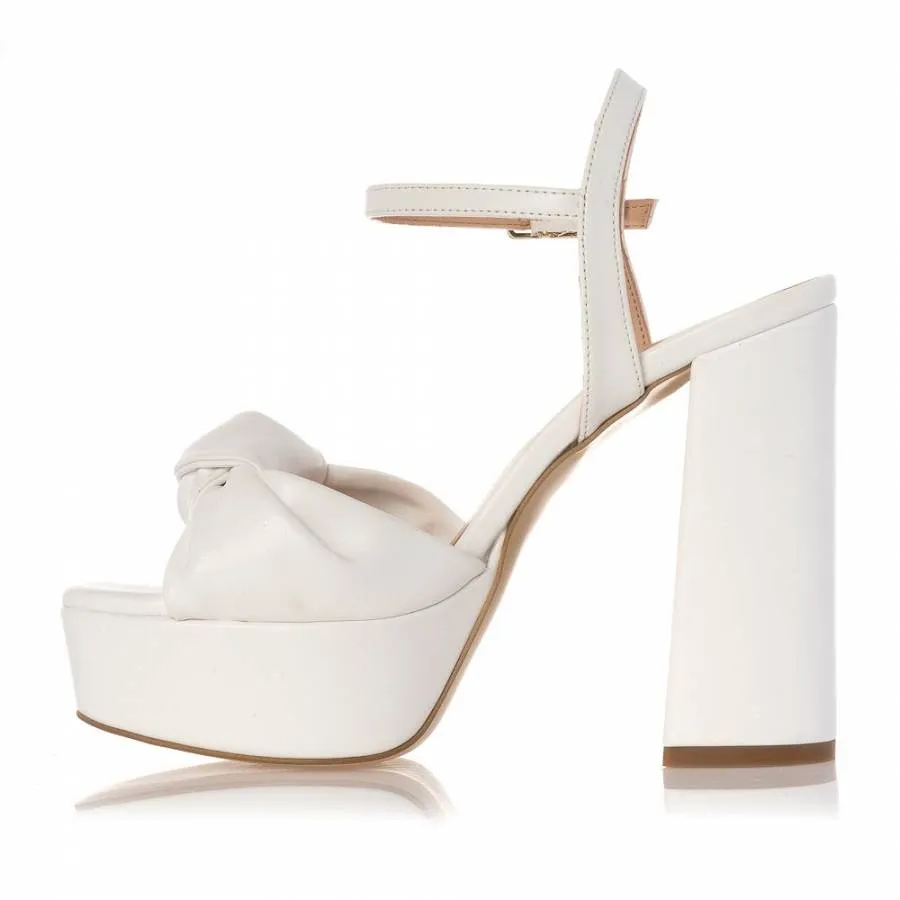 SANTE - Πέδιλο με κόμπο στο μπροστά μέρος 13 εκ SKU-24-274-09 λευκό