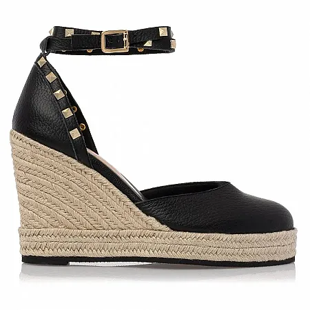 SANTE - Γυναικείο Day2Day espadrilles με μπαρέτα 11 εκ SKU-24-165-01 μαύρο