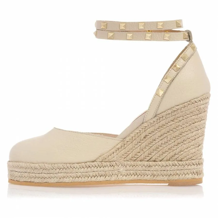 SANTE - Γυναικείο Day2Day espadrilles με μπαρέτα 11 εκ SKU-24-165-16 off white