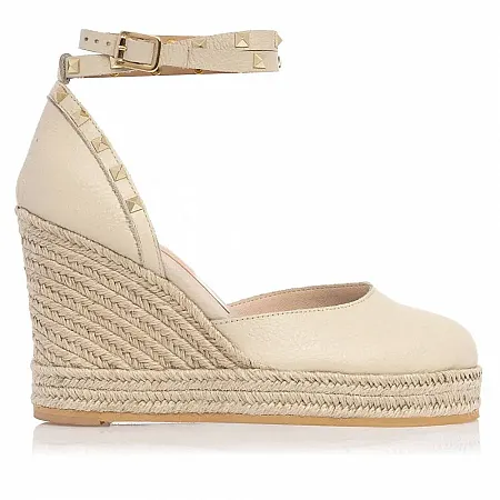 SANTE - Γυναικείο Day2Day espadrilles με μπαρέτα 11 εκ SKU-24-165-16 off white