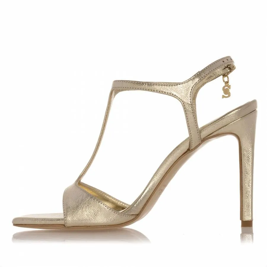 SANTE - Γυναικείο πέδιλο με ιδιαίτερα άνετη φόρμα 10 εκ SKU-24-256-20 χρυσό