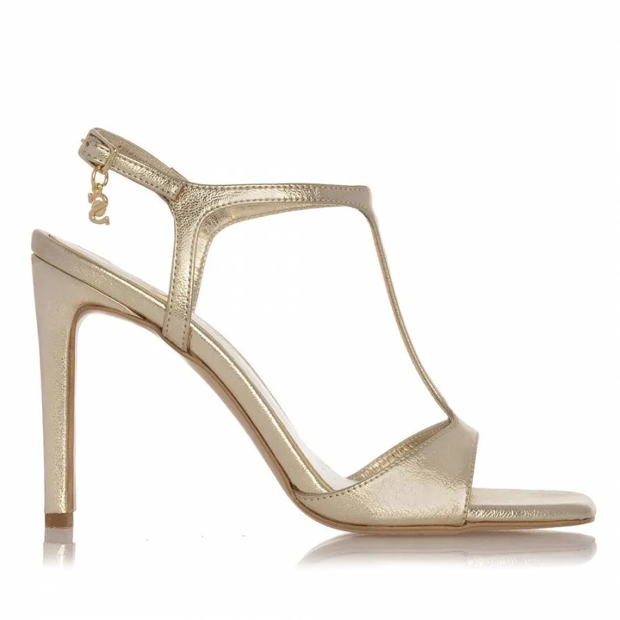 SANTE - Γυναικείο πέδιλο με ιδιαίτερα άνετη φόρμα 10 εκ SKU-24-256-20 χρυσό