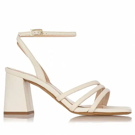 SANTE - Γυναικείο πέδιλο με άνετη φόρμα 7 εκ SKU-24-238-16 off white