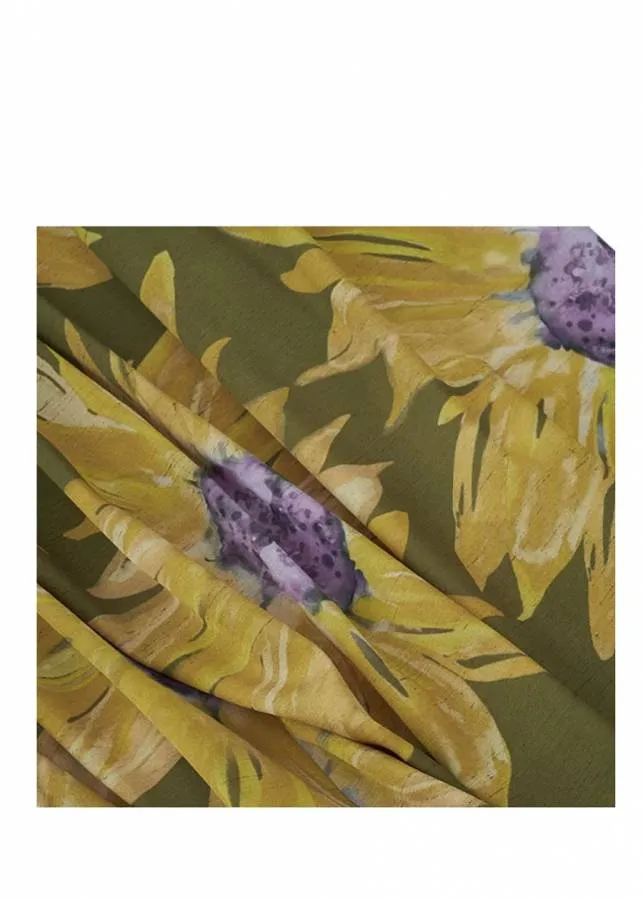 MOUTAKI - Γυναικείο κιμονό Λαδί 24.06.23