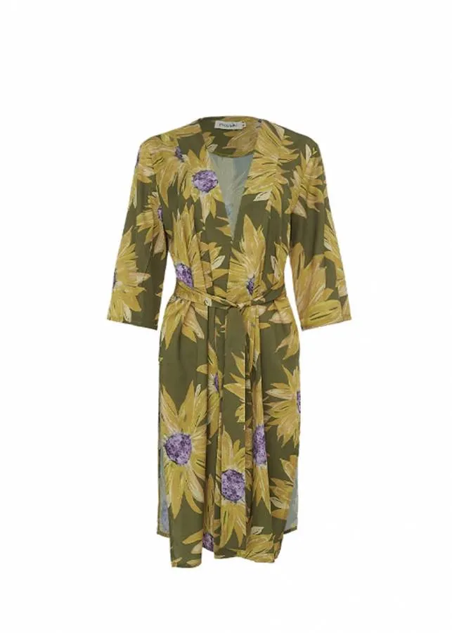 MOUTAKI - Γυναικείο κιμονό Λαδί 24.06.23