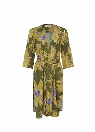 MOUTAKI - Γυναικείο κιμονό Λαδί 24.06.23