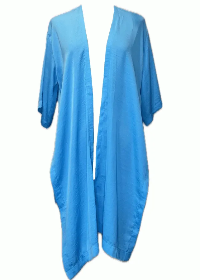 MOUTAKI - Γυναικείο κιμονό 25.06.22 Sky blue