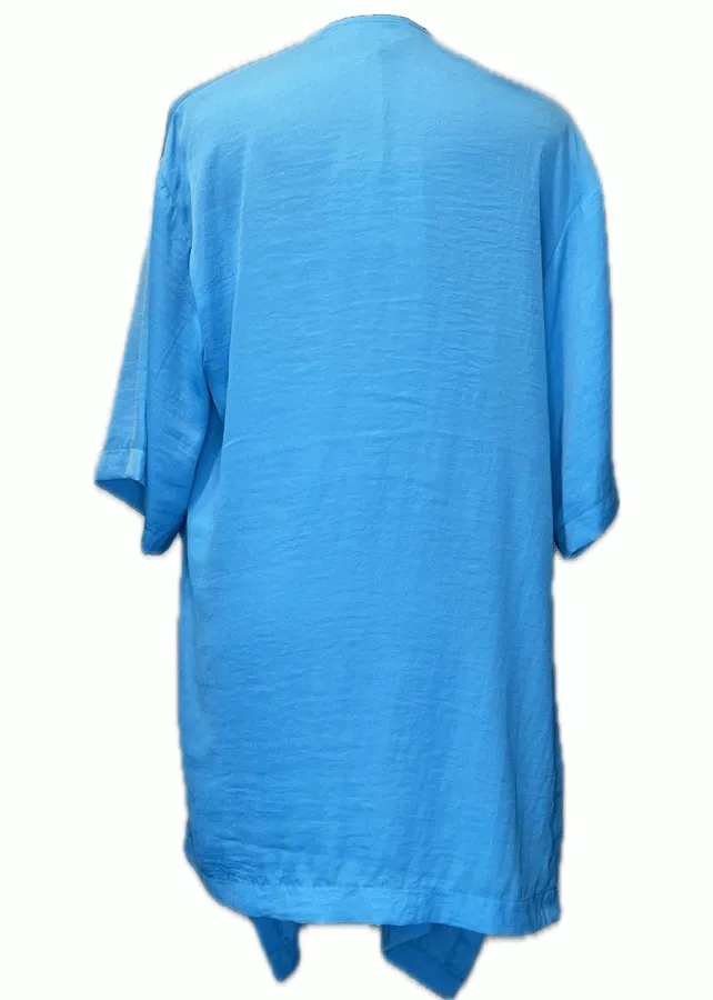 MOUTAKI - Γυναικείο κιμονό 25.06.22 Sky blue