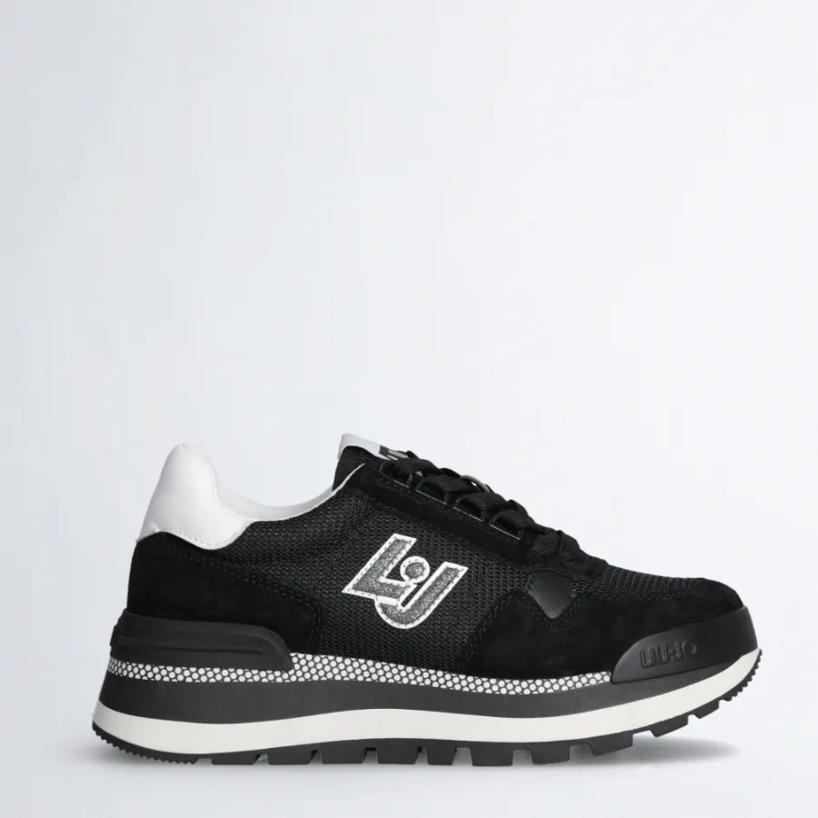 LIU JO - Γυναικείο sneaker Brighty mesh platform BA3119PX02722222 Black