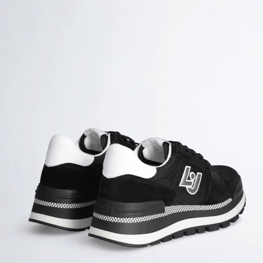 LIU JO - Γυναικείο sneaker Brighty mesh platform BA3119PX02722222 Black
