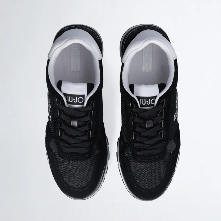LIU JO - Γυναικείο sneaker Brighty mesh platform BA3119PX02722222 Black