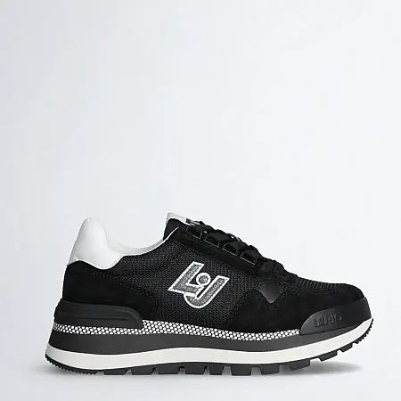 LIU JO - Γυναικείο sneaker Brighty mesh platform BA3119PX02722222 Black