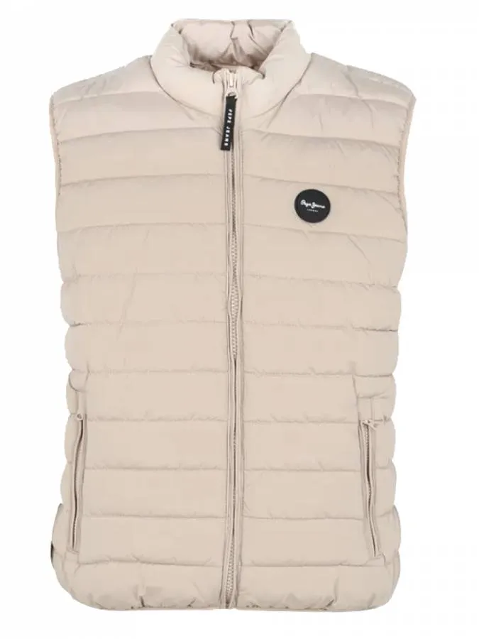 PEPE JEANS - Ανδρικό γιλέκο TOBY PM403028 (840) Beige