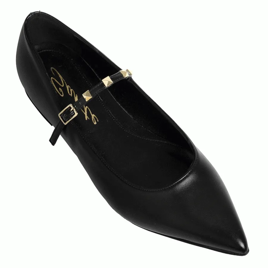 SANTE - Γυναικείο πέδιλο Flat 24-704-01 Black