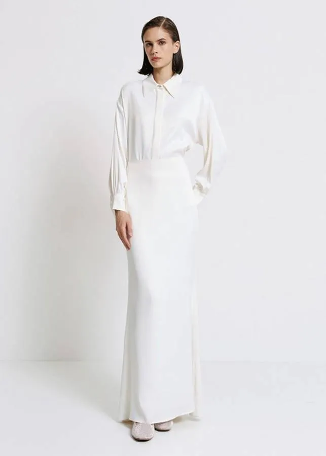 ACCESS - Γυναικεία φούστα 44-6027 OFWHITE