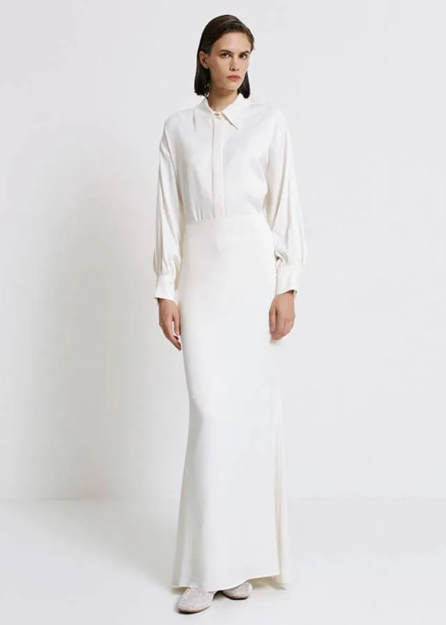 ACCESS - Γυναικεία φούστα 44-6027 OFWHITE