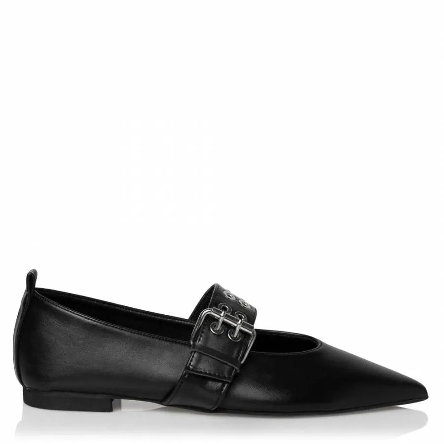 SANTE - Γυναικείο πέδιλο Flat 24-705-01 Black