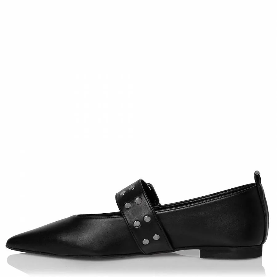 SANTE - Γυναικείο πέδιλο Flat 24-705-01 Black