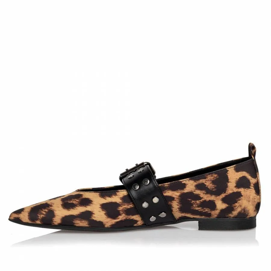 SANTE - Γυναικείο πέδιλο Flat 24-705-48 Αnimal