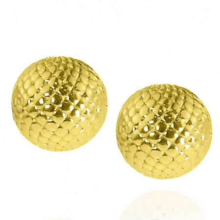 GREGIO - Γυναικεία σκουλαρίκια FUNKY METAL GES68671 Gold