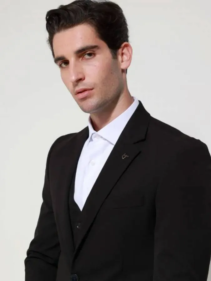 TRESOR - Ανδρικό σακάκι 1484 μαύρο