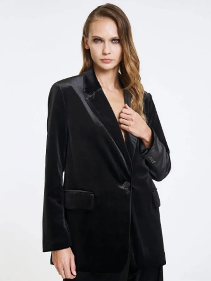 ACCESS - Γυναικείο σακάκι 44-1606-BLACK