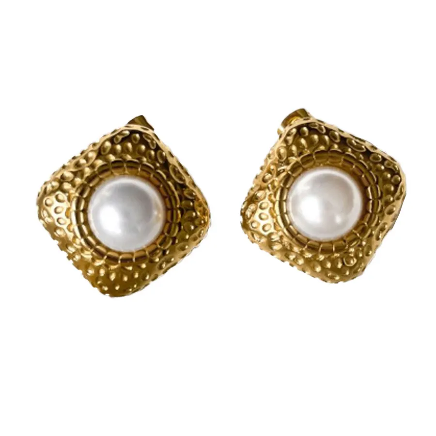 ALMYNOMA - Γυναικεία σκουλαρίκια BRICKLANE Gold