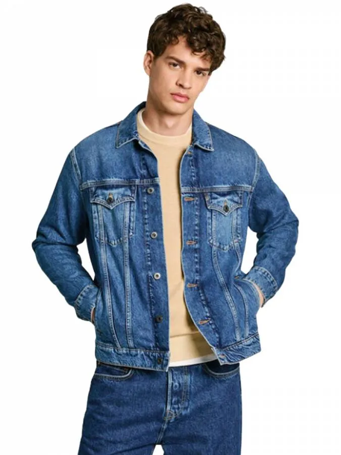 PEPE JEANS - Ανδρικό μπουφάν REGULAR JACKET PM402715HW3 (000) Denim