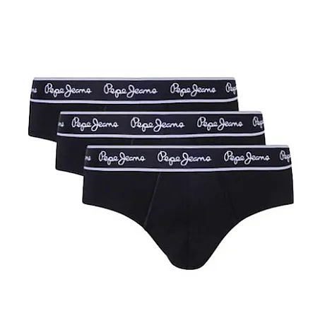 PEPE JEANS - Ανδρικά εσώρουχα PEPE BF 3P PMU10970 (999) Black