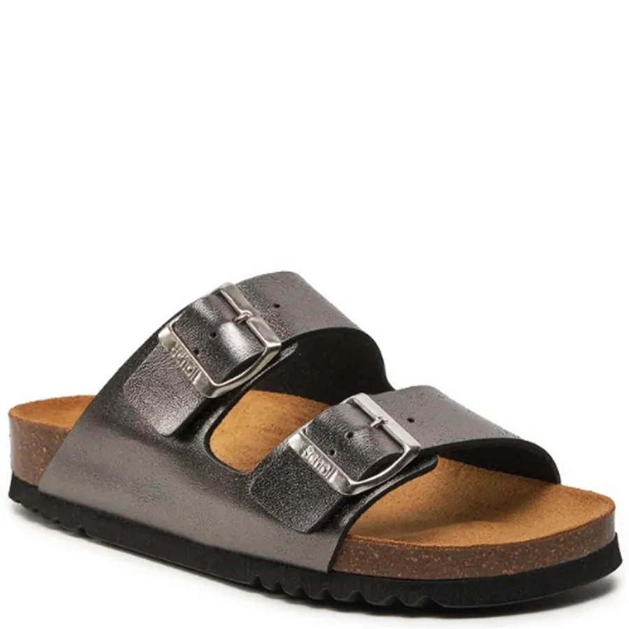 SCHOLL - Γυναικείες παντόφλες JOSEPHINE F321681601 Anthracite