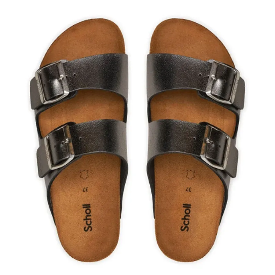 SCHOLL - Γυναικείες παντόφλες JOSEPHINE F321681601 Anthracite