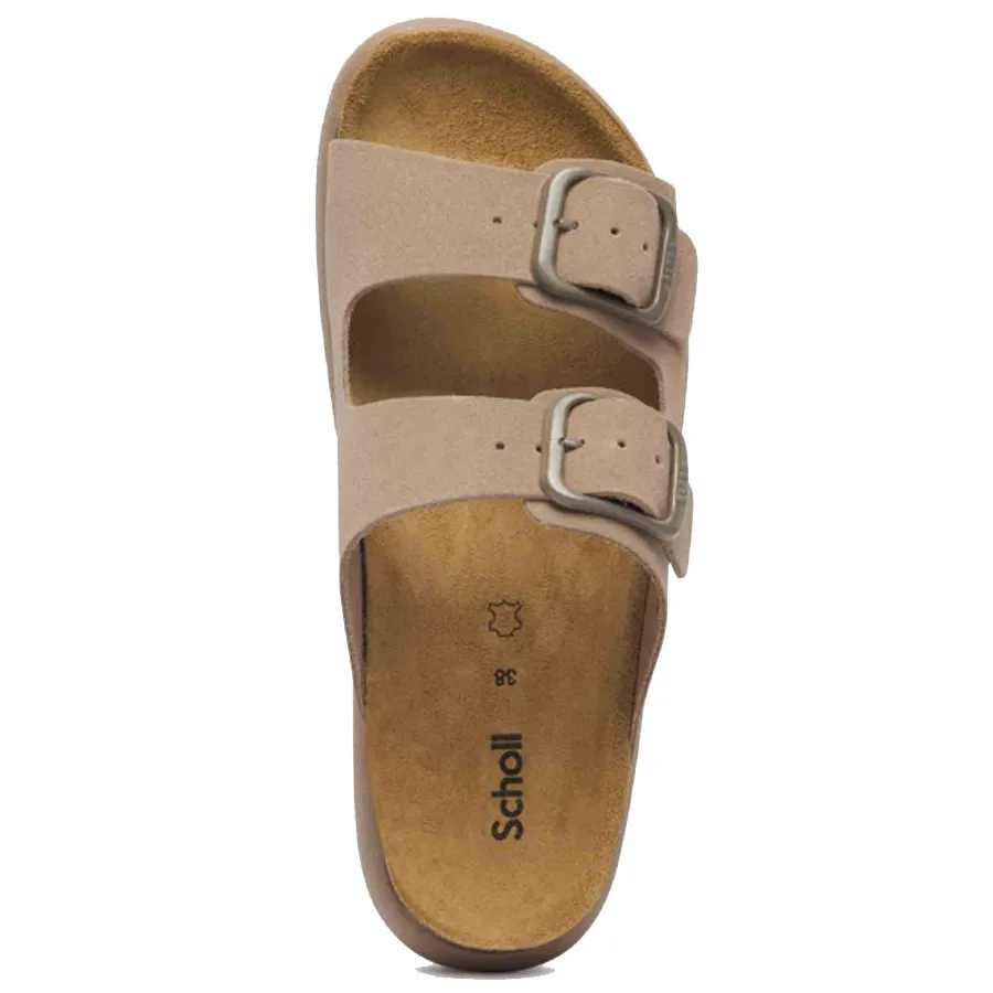 SCHOLL - Γυναικείες παντόφλες NOELLE CHUNKY F322492361 Dark Beige