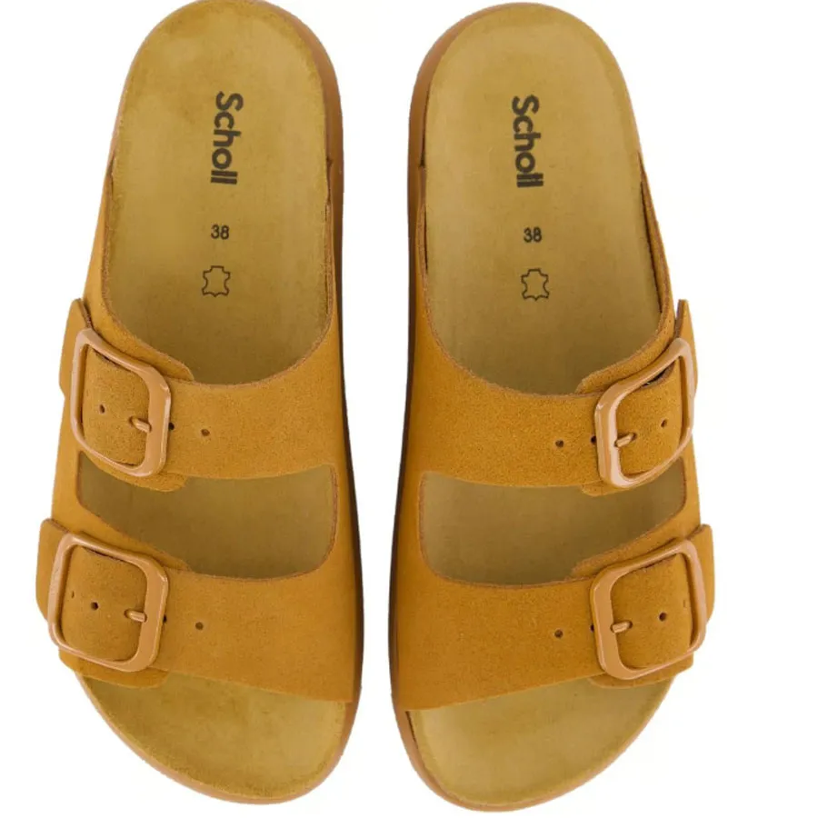 SCHOLL - Γυναικείες παντόφλες NOELLE CHUNKY F322491175 Cognac